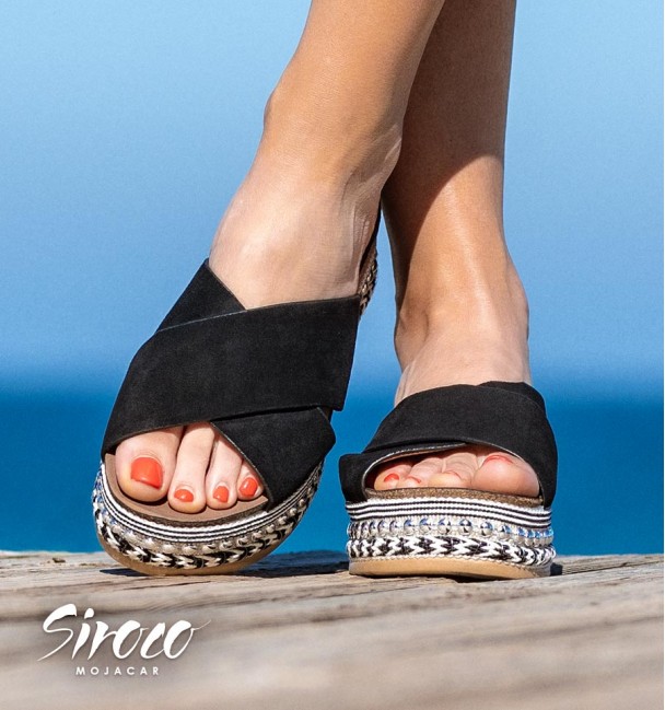 Sandalias Niebla Negro