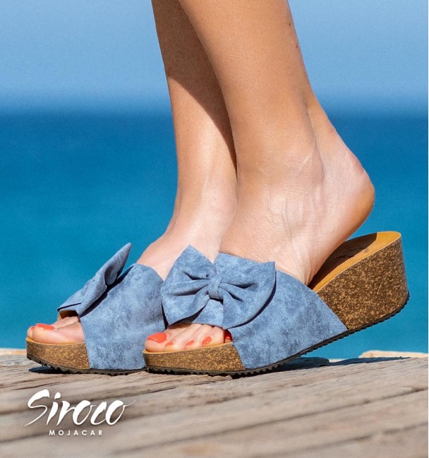 Sandalias Calafell Azul