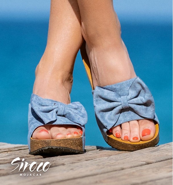 Sandalias Calafell Azul
