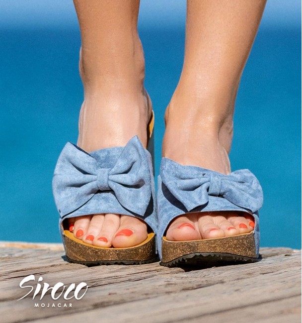 Sandalias Calafell Azul