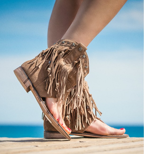 Botas Sandalias Coconut Camel