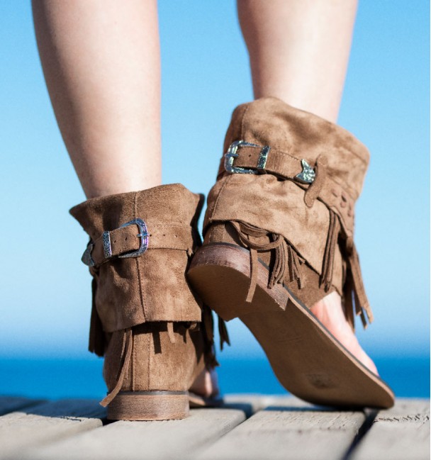 Botas Sandalias Tarifa Camel