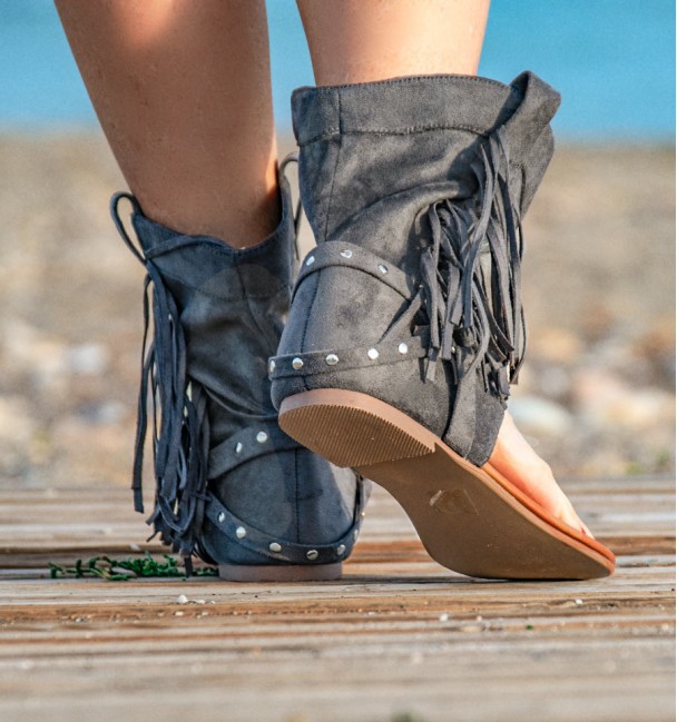 Botas Sandalias Indo Grey