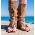 Botas Sandalias Cuba Camel