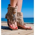 Botas Sandalias Cuba Taupe