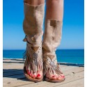 Botas Sandalias Cuba Taupe