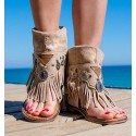 Botas Sandalias Tahití Taupe