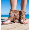 Botas Sandalias Tahití Camel
