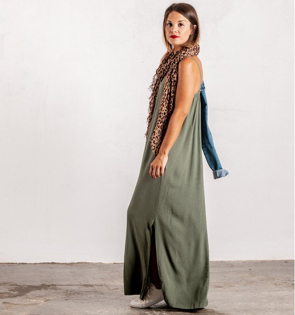 Vestido Matira Kaki