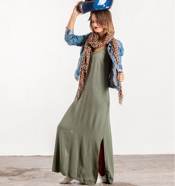 Vestido Matira Kaki