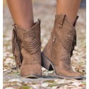 Camel cowboy woman Boots Chayane