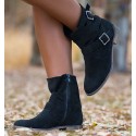 black cowboy boots with straps