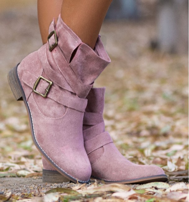 Emeka Pink cowboy Boots