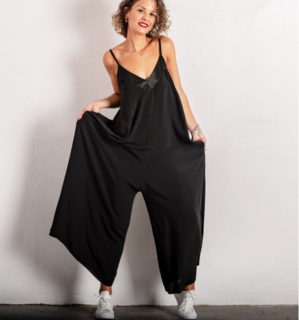 woman Jumpsuit Mati Black  woman Jumpsuit Mati Black