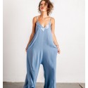 woman Jumpsuit Mati Blue for party