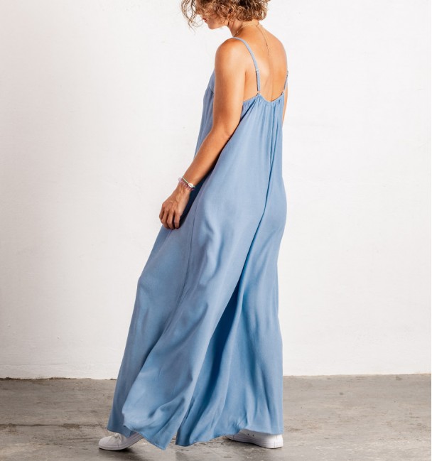 woman Jumpsuit Mati Blue for party