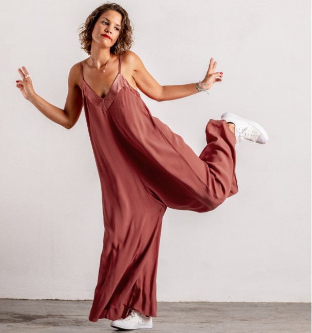 woman Jumpsuit Mati red