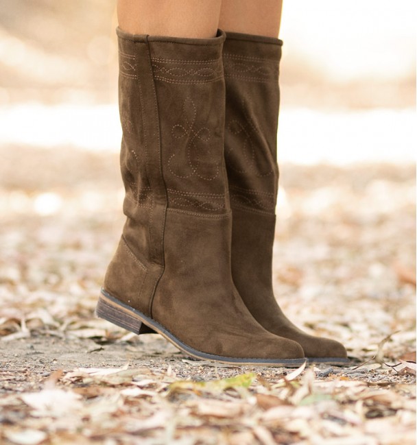 Botas de campo castanho Bogart 