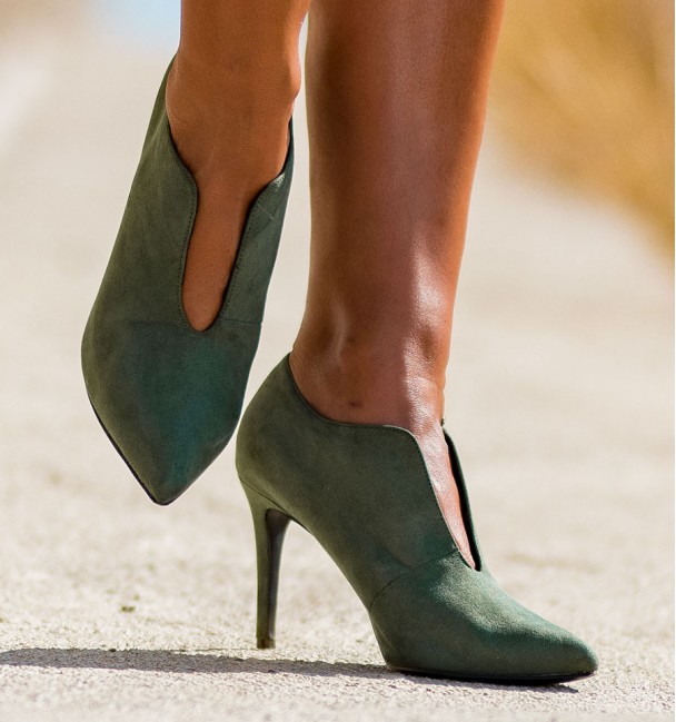 Zapatos Minnie Color Verde