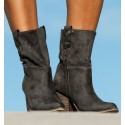 Heeled Booties Lus Khaki
