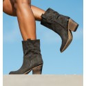 Booties Lus Color Khaki
