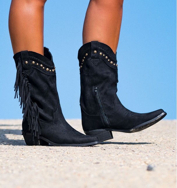 Botas Roger color  Negro Botas Roger color  Negro