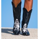 Cowboy Boots Brando Black-Snake