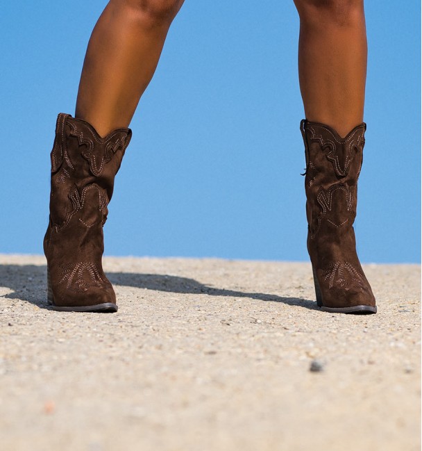 Botas Lucky cor Café