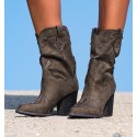 Botas de muher Lucky Taupe