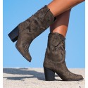 Botas salto Lucky Taupe