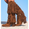 BOTAS COM FRANJAS INDIAN CASTANHO