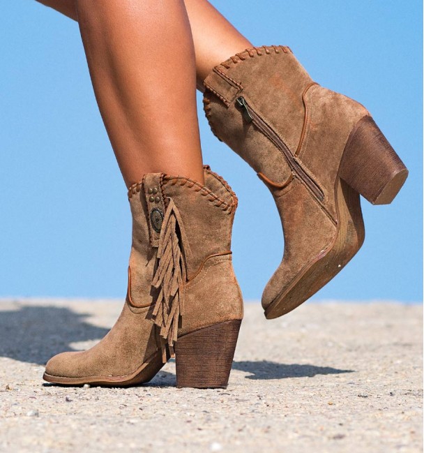 Botas Franjas Jalisco Camelo