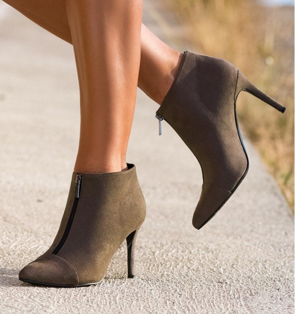 ZAPATOS DE TACÓN FINO LILI TAUPE