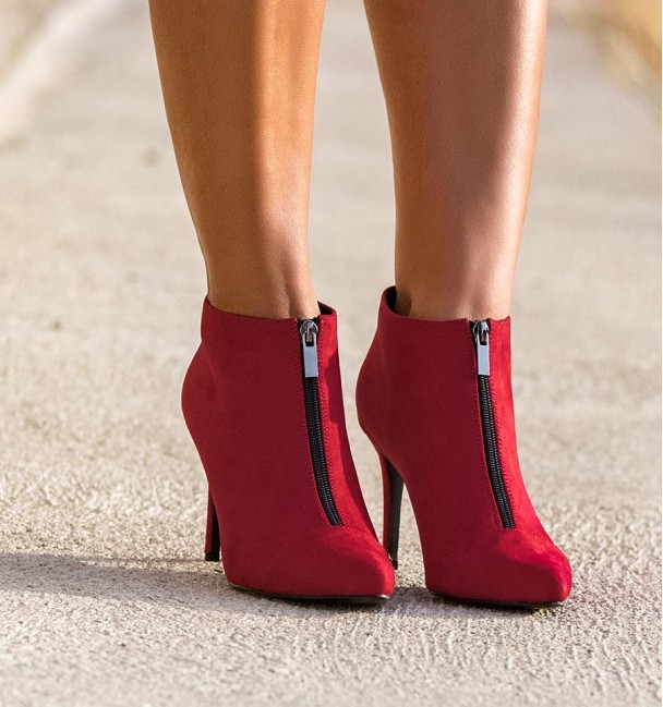 SAPATO SALTO LILI  VERMELHO