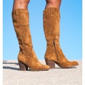 Botas Boho Tacón Cavel Camel