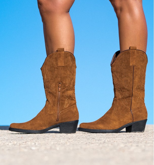 Botas Boho Bend Camelo