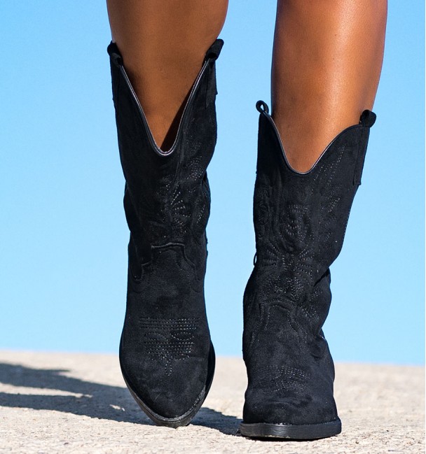 Botas Femininas Bend Preto