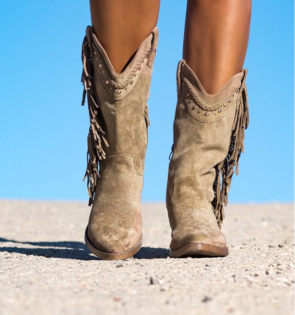 Botas Oasys Cor Caqui Botas Oasys Cor Caqui