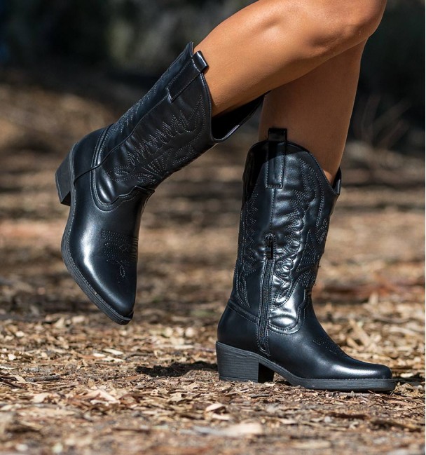 Botas Cowboy Sequoia Negro