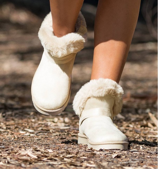 Botas Inverno Siberia Bege Botas Inverno Siberia Bege