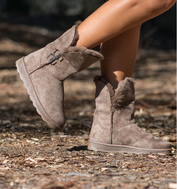 Botas Boho Shaka Kaki Botas Boho Shaka Kaki