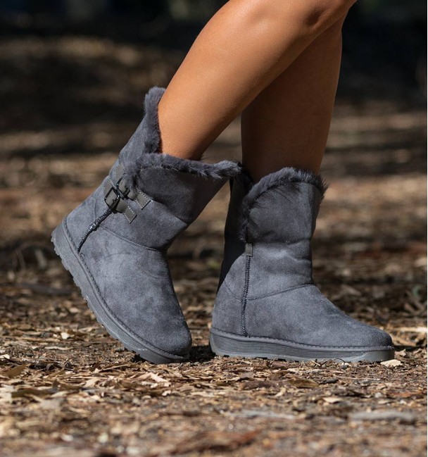 Shaka Grey Boots Shaka Grey Boots