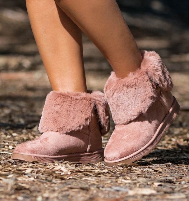 Botas Boho Shaka Cor Rosa