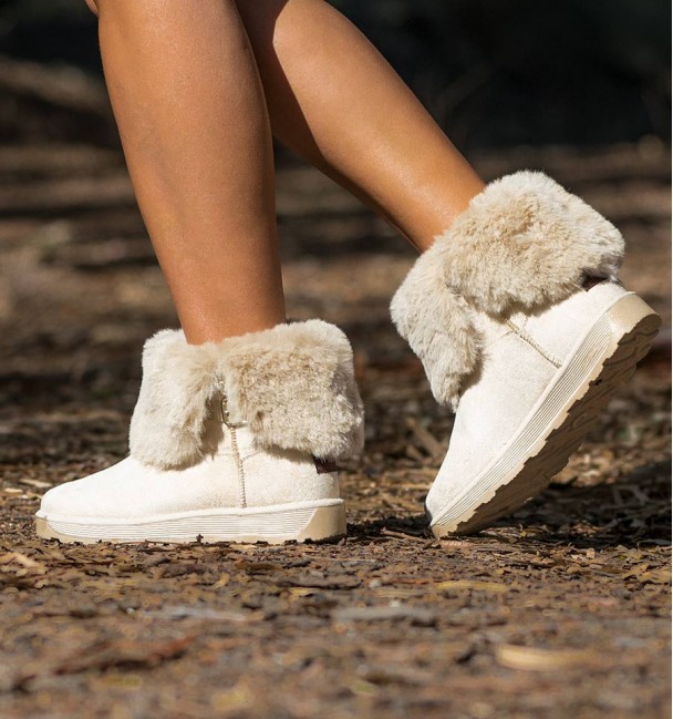 Botas Boho Shaka Bege