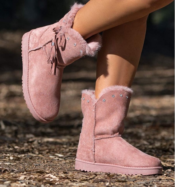 Botas Mujer Gante Rosa