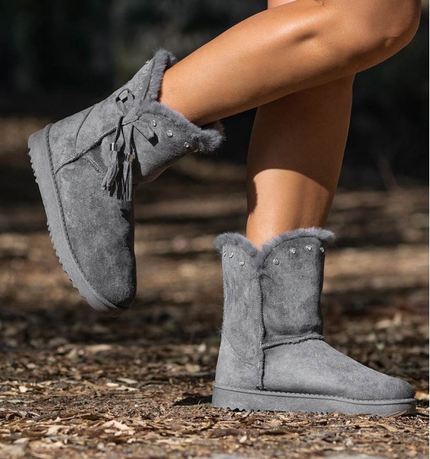 Botas Gante Cinzeta Botas Gante Cinzeta