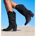 Kea Black Boho Boots