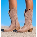 Botas Cowboy Loa Kaki