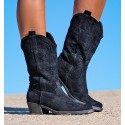 Botas Cowboy Loa Negro