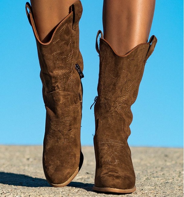 Botas Cowgirl Mitch Marrón